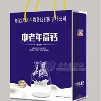 喜圣元中老年高钙乳味饮品上下提礼盒