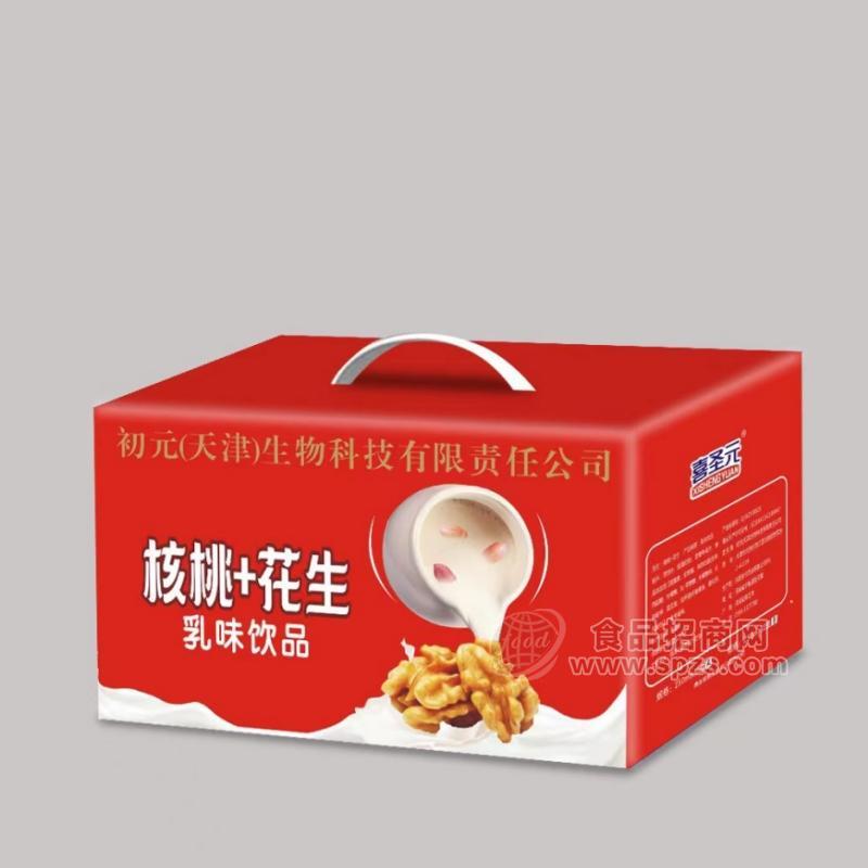 喜圣元核桃＋花生乳味饮品礼盒