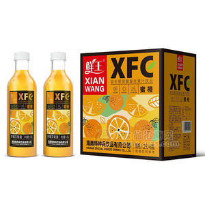 鲜王蜜橙益生菌发酵复合果汁饮品箱装招商1.25L×6瓶