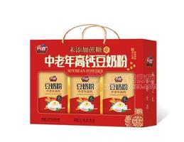 智群中老年高钙豆奶粉无蔗糖1.05kg礼盒
