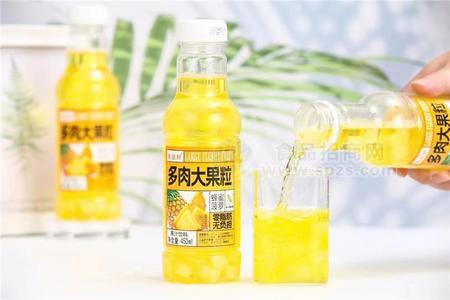 果兹鲜多肉大果粒果汁饮料蜂蜜菠萝