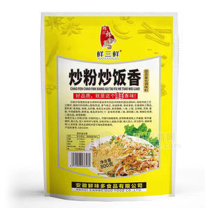 鲜三鲜炒粉炒饭香固态复合调味料800g