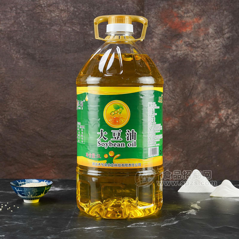 木兮泉大豆油超大瓶装招商5L 