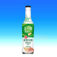 美生鮮花生牛奶渡河蛋白飲料瓶裝招商代理270ml