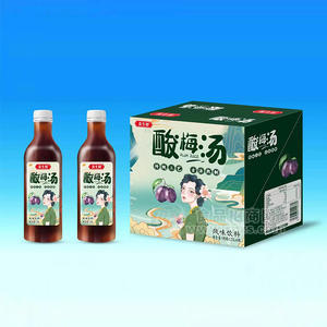 美生鮮酸梅湯風味飲料1.25LX6瓶