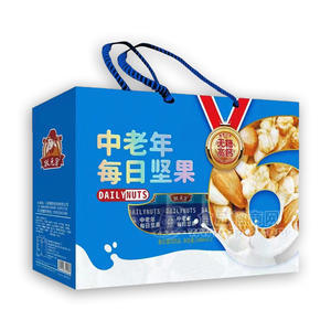 狀元官中老年堅(jiān)果復(fù)合蛋白飲品禮盒裝招商240ml×12