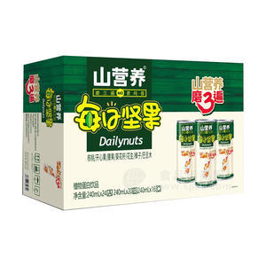 山营养坚果饮品植物蛋白饮品饮料箱装招商240ml