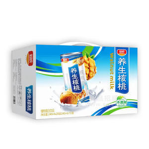 新榜養(yǎng)生核桃乳植物蛋白飲品箱裝招商240ml