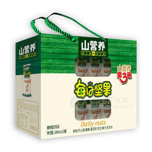 山營養(yǎng)堅果植物蛋白飲品禮盒裝招商240ml×12罐