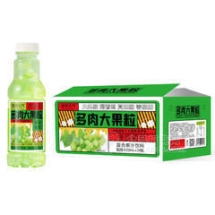 浩明元汽蜂蜜葡萄多肉大果粒复合果汁饮料箱装招商420ml