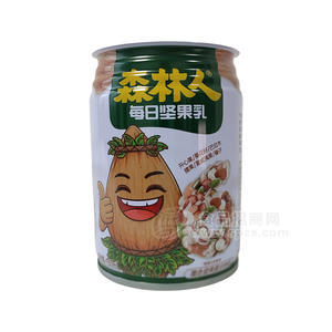 森林人坚果乳饮料罐装招商