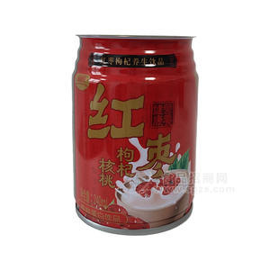 新榜紅棗核桃枸杞植物蛋白飲品罐裝招商240ml