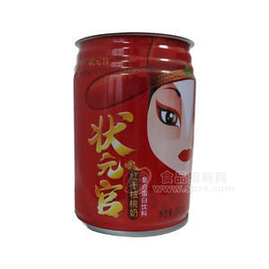 狀元官紅棗核桃奶復(fù)合蛋白飲料罐裝招商240ml