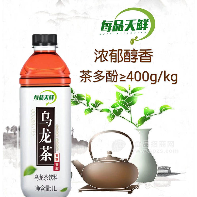 每品天鮮濃郁醇香烏龍茶飲料1L