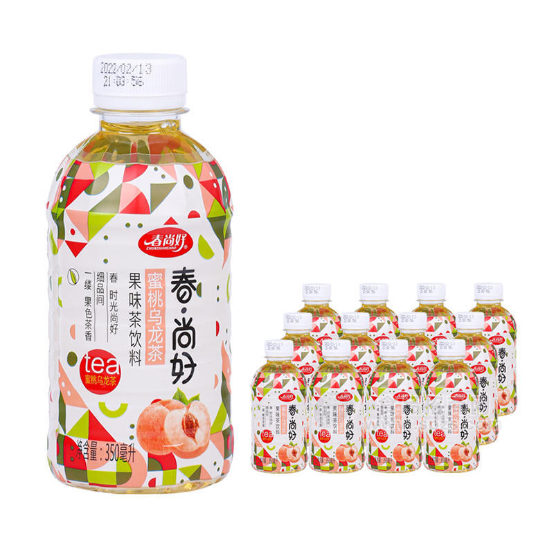 春尚好蜜桃乌龙茶果味茶饮料350ml