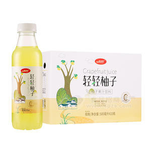 春尚好轻轻柚子果汁饮料500mlx15瓶