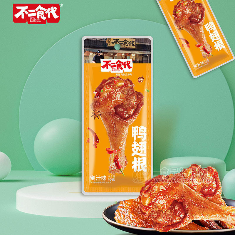 不二食代鴨小腿鴨翅根蜜汁味40g