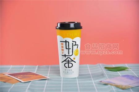 蜂蜜柚子奶茶手工现泡风味固体饮料