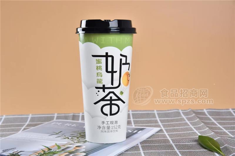 蜜桃乌龙奶茶手工现泡风味固体饮料