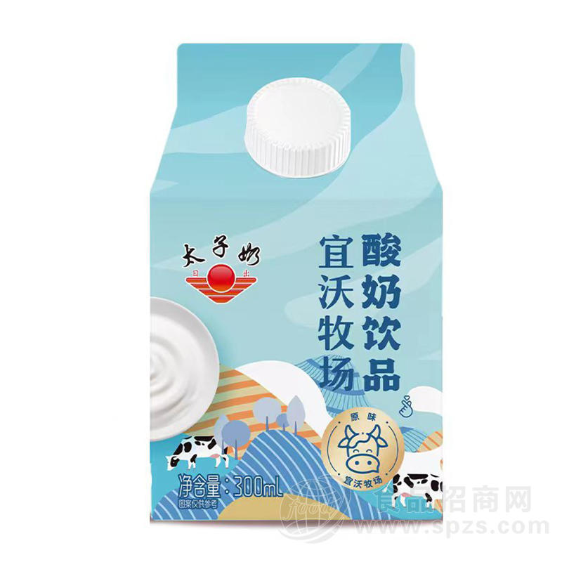 太子奶宜沃牧场酸奶饮品乳饮料300ml