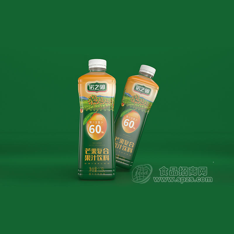 诺之邻芒果复合果汁饮料1.25L