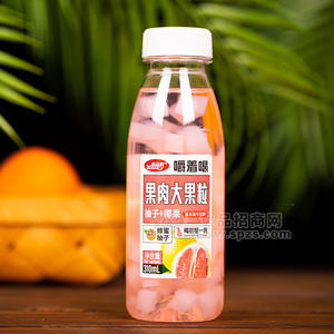 春尚好蜂蜜柚子果肉大果粒復(fù)合果汁飲料瓶裝招商310ml