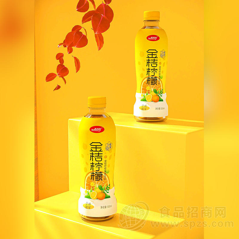 春尚好金桔柠檬茶饮料瓶装招商500ml