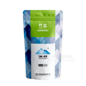 海躍竹鹽加碘食用鹽袋裝招商350g