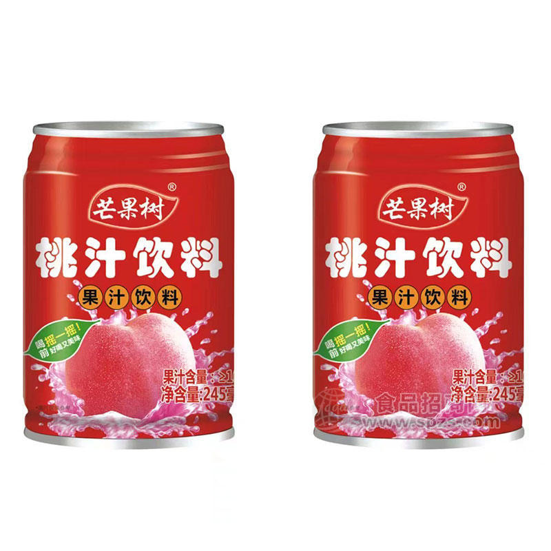 芒果树桃汁果汁饮料245ml
