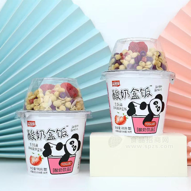 益和源酸奶饮品草莓混合谷物脆180g