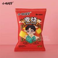 小明同學(xué)麥燒非油炸谷物制品番茄味118g定量裝小零食非油炸食品