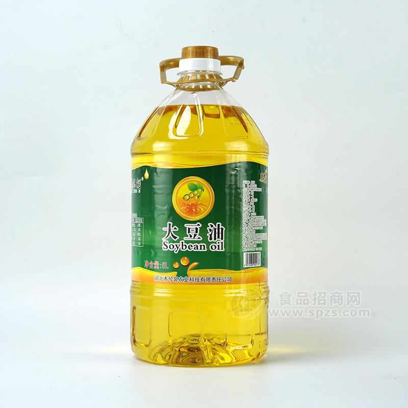 木兮泉大豆油物理压榨大桶5L 