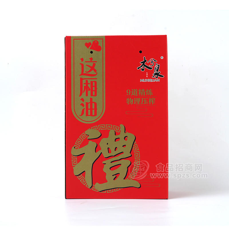 木兮泉亚麻籽油物理压榨礼盒装招商