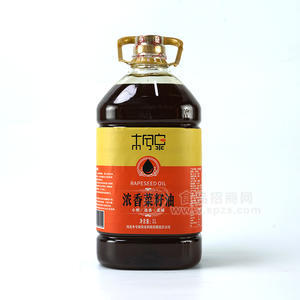 木兮泉浓香菜籽油小榨浓香大瓶装5L
