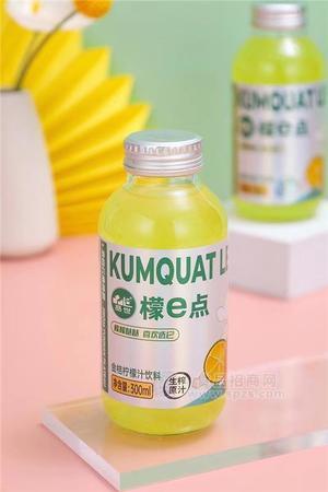 品世檬e点金桔柠檬汁果汁饮料300ml小瓶饮料批发代理