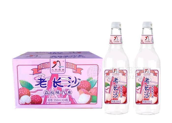 六约南山荔枝味汽水358mlx24瓶