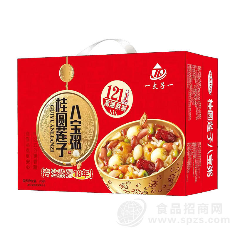 一太子一桂圆莲子八宝粥方便粥方便食品礼盒装