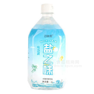 邁曉萌電解質(zhì)鹽之味檸檬風(fēng)味飲料招商1L