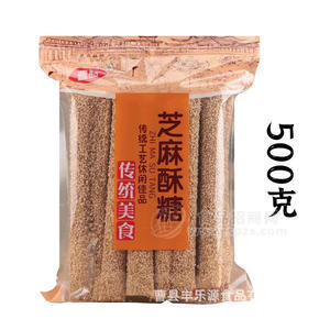 曹喆傳統(tǒng)芝麻酥糖香酥麥芽批發(fā)招商袋裝500g