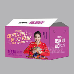 范小忙西柚+椰果复合果汁果肉饮料箱装招商450ml×15瓶