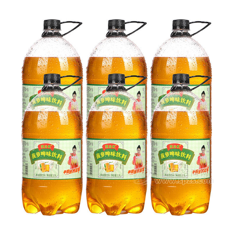 范小忙菠萝啤味饮料瓶装招商风味饮料1.5L