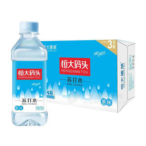 恒大碼頭蘇打水0糖0脂原味味箱裝350ml