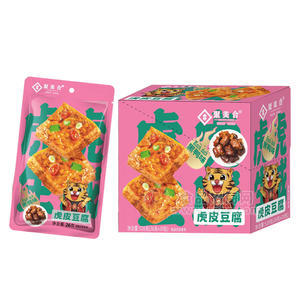 聚美合虎皮豆腐黑鸭味盒装一元食品零食招商26g×20包