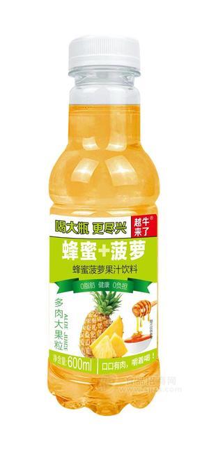 蜂蜜菠蘿果汁飲料600毫升