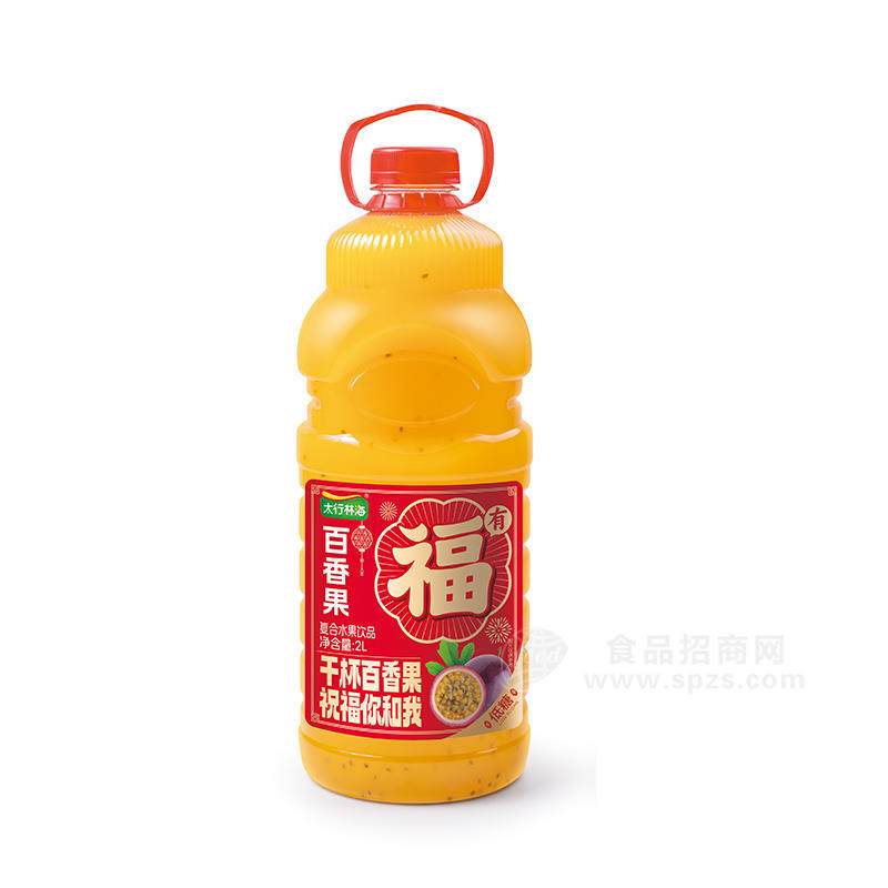 太行林海百香果味复合果汁饮料招商2.5L
