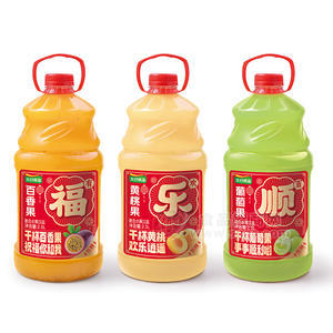 太行林海黃桃百香果葡萄復(fù)合果汁飲料招商2.5L