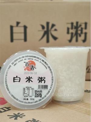 百香白米粥杯装早餐粥
