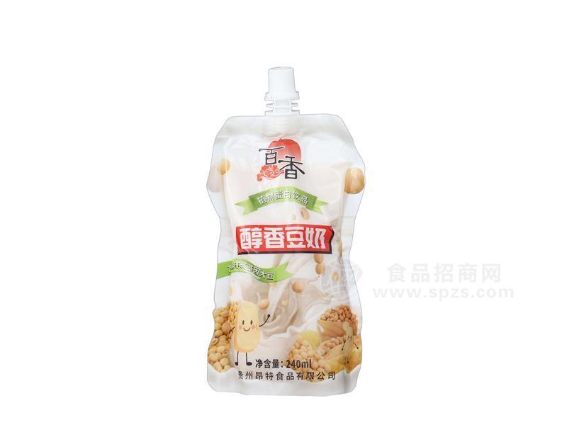 百香醇香豆奶自立袋裝