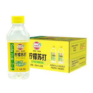 友利友檸檬蘇打無汽蘇打果味飲料350mlx24瓶