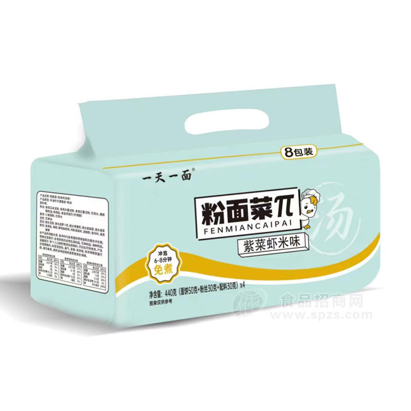 一天一面紫菜蝦米味粉面菜π方便食品440g